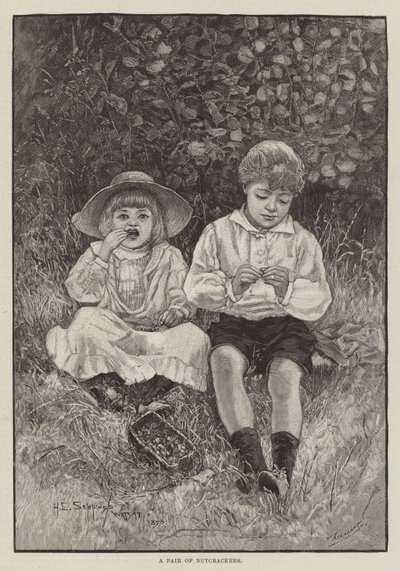 A Pair of Nutcrackers by Henry Charles Seppings Wright